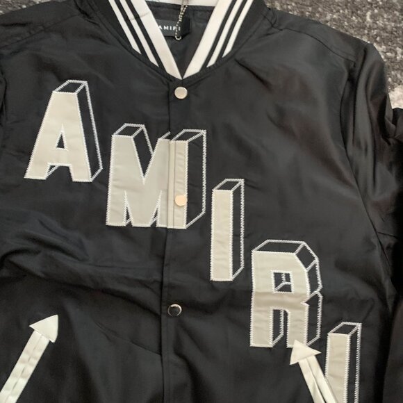 Amiri Asymmetrical Varsity Jacket Men's Large - Picture 2 of 3